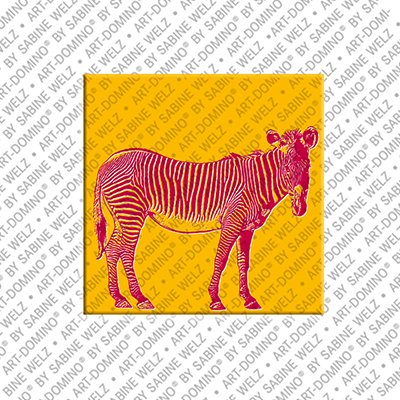 ART-DOMINO® BY SABINE WELZ Animals in POP ART - Zebra