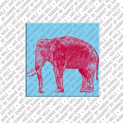 MAGNET-STORIES Animals in POP ART - Elefant