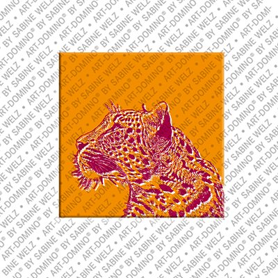 MAGNET-STORIES Animals in POP ART - Leopard