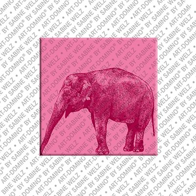 MAGNET-STORIES Animals in POP ART - Elefant