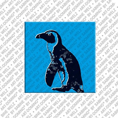 ART-DOMINO® BY SABINE WELZ Animals in POP ART - Penguin