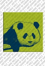 ART-DOMINO® BY SABINE WELZ Animals in POP ART - Panda