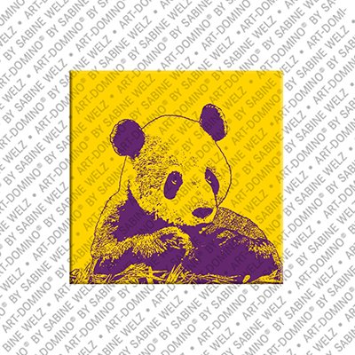 MAGNET-STORIES Animals in POP ART - Panda