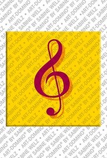 MAGNET-STORIES Clef - Magnet with Motif Clef