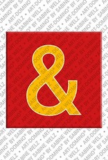 MAGNET-STORIES Buchstabe "&" Zeichen - Magnet mit dem & - Zeichen