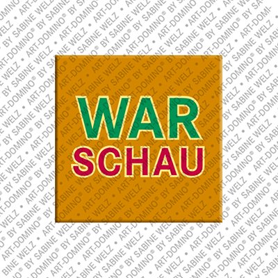 MAGNET-STORIES Warschau - Schriftzug