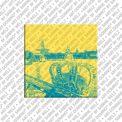 MAGNET-STORIES Stockholm - Schiff + Krone