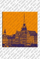 ART-DOMINO® BY SABINE WELZ Stockholm - Blick auf Gamla Stan-Altstadt