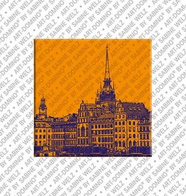 ART-DOMINO® BY SABINE WELZ Aimant - Stockholm - 06