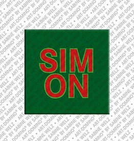 ART-DOMINO® BY SABINE WELZ Magnet - SIMON