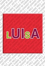 MAGNET-STORIES Luisa - Magnet with the name Luisa