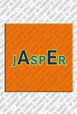 ART-DOMINO® BY SABINE WELZ Jasper - Magnet with the name Jasper