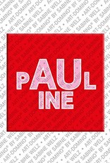 MAGNET-STORIES Pauline - Magnet mit dem Vornamen Pauline