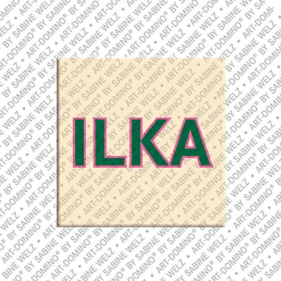 MAGNET-STORIES Ilka - Magnet mit dem Vornamen Ilka