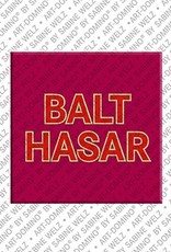 MAGNET-STORIES Balthasar - Magnet mit dem Vornamen Balthasar
