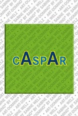 ART-DOMINO® BY SABINE WELZ Caspar - Magnet with the name Caspar