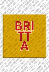 MAGNET-STORIES Britta - Magnet with the name Britta