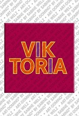 MAGNET-STORIES Viktoria - Magnet mit dem Vornamen Viktoria