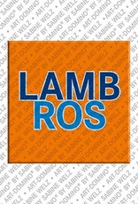 MAGNET-STORIES Lambros - Magnet mit dem Vornamen Lambros