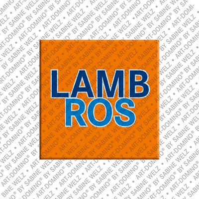 MAGNET-STORIES Lambros - Magnet mit dem Vornamen Lambros