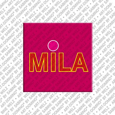 MAGNET-STORIES Mila - Magnet mit dem Vornamen Mila