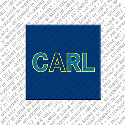 ART-DOMINO® BY SABINE WELZ Carl - Aimant avec le nom Carl