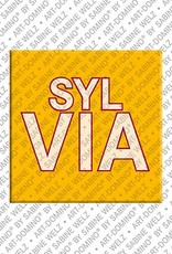 MAGNET-STORIES Sylvia - Magnet with the name Sylvia