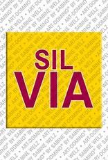 MAGNET-STORIES Silvia - Magnet with the name Silvia