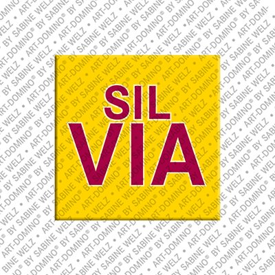 MAGNET-STORIES Silvia - Magnet mit dem Vornamen Silvia