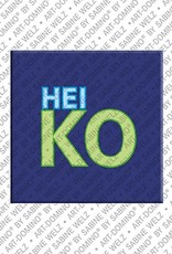 ART-DOMINO® BY SABINE WELZ Heiko - Magnet with the name Heiko