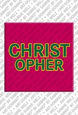 MAGNET-STORIES Christopher - Aimant avec le nom Christopher