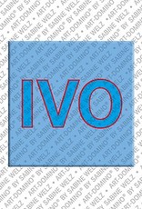 MAGNET-STORIES Ivo - Magnet mit dem Vornamen Ivo