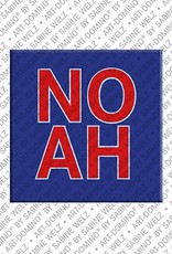 ART-DOMINO® BY SABINE WELZ Noah - Magnet mit dem Vornamen Noah