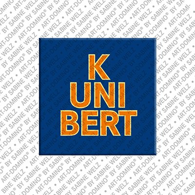 ART-DOMINO® BY SABINE WELZ Kunibert - Magnet with the name Kunibert