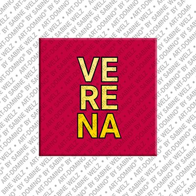 ART-DOMINO® BY SABINE WELZ Verena - Magnet with the name Verena