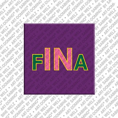 MAGNET-STORIES Fina - Magnet mit dem Vornamen Fina