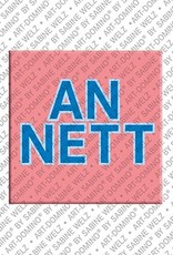 MAGNET-STORIES Annett - Aimant avec le nom Annett