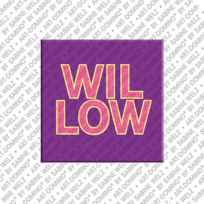 MAGNET-STORIES Willow - Magnet mit dem Vornamen Willow