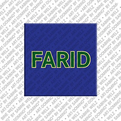 MAGNET-STORIES Farid - Magnet with the name Farid
