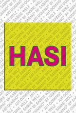 MAGNET-STORIES Hasi - aimant avec le petit nom d'amitié Hasi