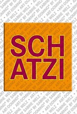 MAGNET-STORIES Schatzi - aimant avec le petit nom d'amitié Schatzi