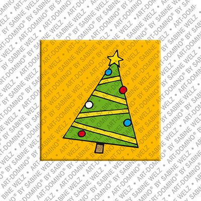 ART-DOMINO® BY SABINE WELZ Christmas Tree - Magnet with Christmas tree