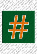 MAGNET-STORIES Zeichen Hashtag – Magnet mit dem Zeichen Hashtag