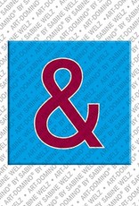 MAGNET-STORIES Letter "&" Signs - Magnet with the & - Sign