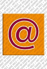 MAGNET-STORIES Letter "@" Signs - Magnet with the @ - Sign