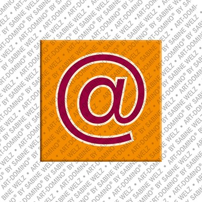 MAGNET-STORIES Letter "@" Signs - Magnet with the @ - Sign
