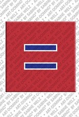 MAGNET-STORIES Letter Equal sign - Magnet with the Equal sign