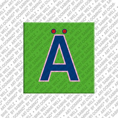 MAGNET-STORIES Lettre Ä - Aimant avec la lettre Ä