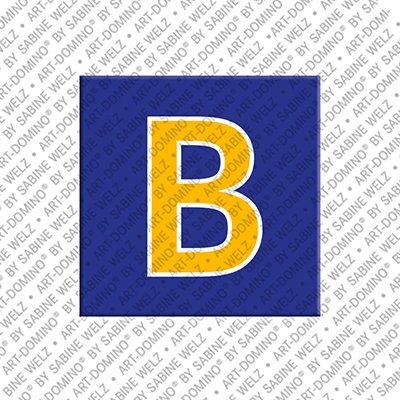 MAGNET-STORIES Lettre B - Aimant avec la lettre B