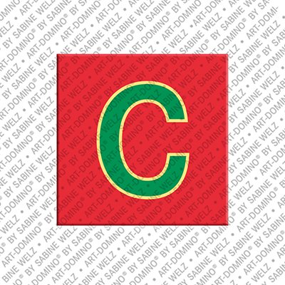 MAGNET-STORIES Lettre C - Aimant avec la lettre C